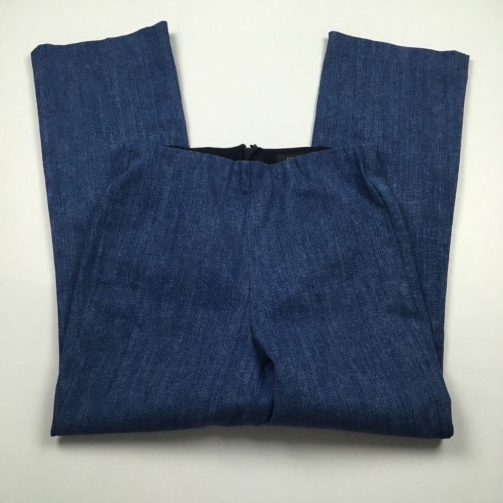 Rag & Bone Hina High Waist Kick Crop Denim Pants Blue Clean Ambra Women’s Sz 8 - Picture 3 of 6